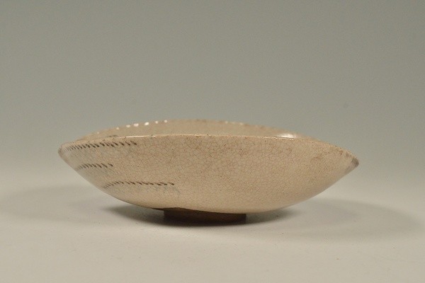 道XA787】江戸時代 古清水焼 網笠茶碗 京焼野々村仁清 日本古陶磁