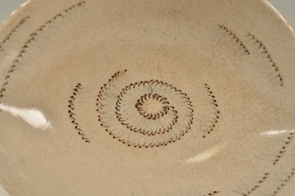 道XA787】江戸時代 古清水焼 網笠茶碗 京焼野々村仁清 日本古陶磁 茶道具