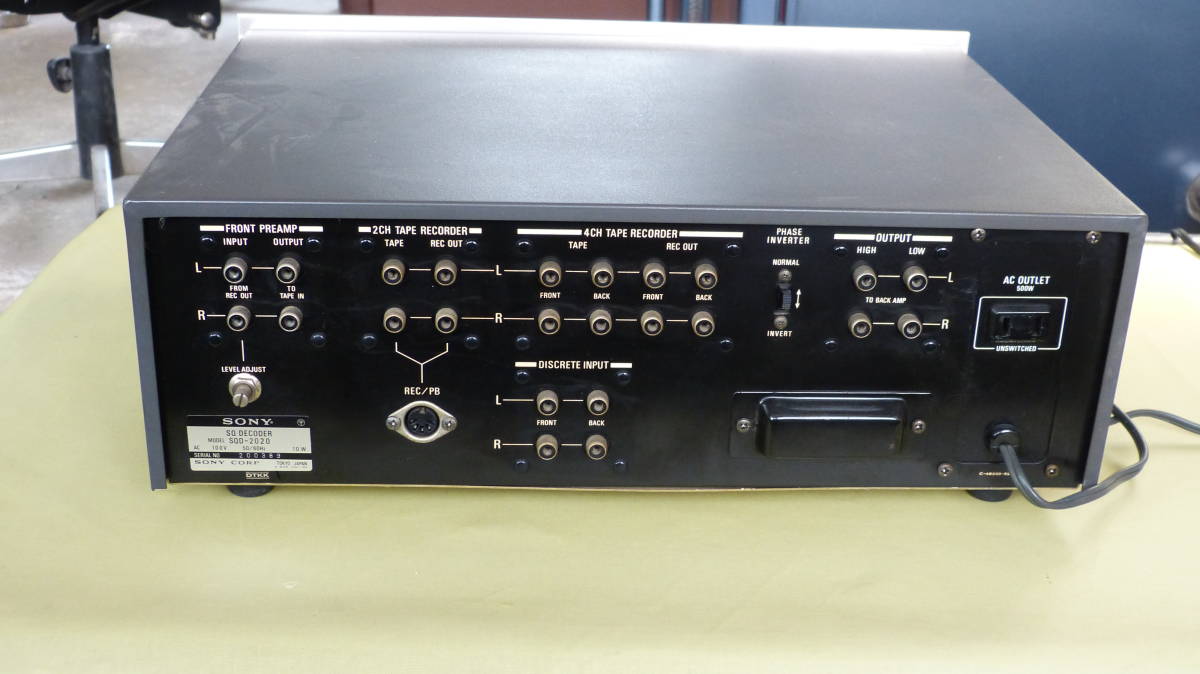 SONY SQD-2020 デコーダー SQ DECODER Sony SQデコーダー SQD2020 ジャンク 【公式通販】