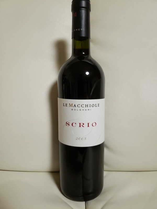 ☆レ・マッキオーレ【スクリオ】2003年 750ml ☆レ・マッキオーレ【スクリオ】2003年 750ml