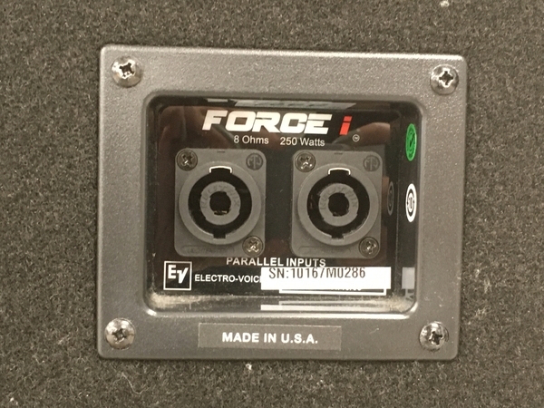 Electro-Voice FORCE-i 2台セット【引取限定】 引取限定】EV ELECTRO-VOICE エレクトロボイス FORCE i スピーカー