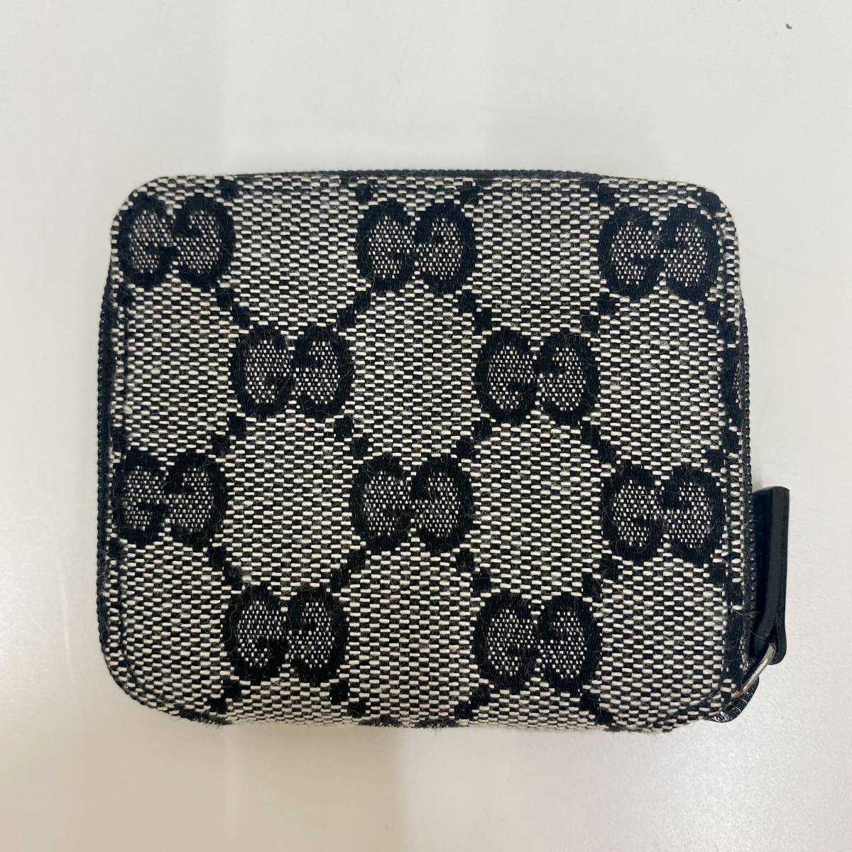 新品同様 GUCCI グッチ ロゴ コインケース 小銭入れ ラウンド 