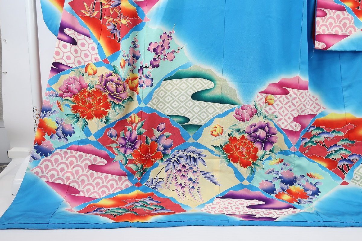 ゆめsaku 美品 やまと誂製 翠山工房 桐屋の辻が花 徳永憲峯“一生に一度 