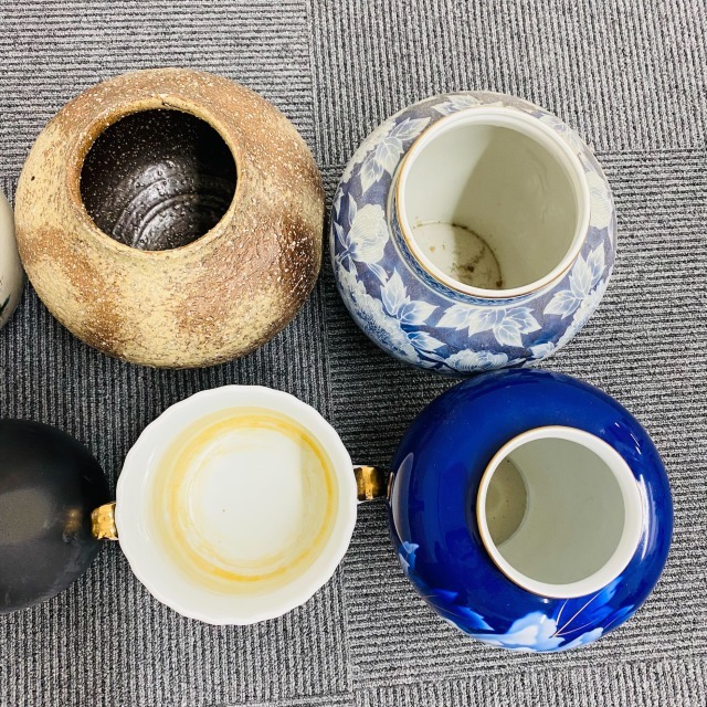 花瓶 九谷焼 壺 「九谷焼 - Yahoo!オークション 高さ ⁄ 口径(約)4.5cm