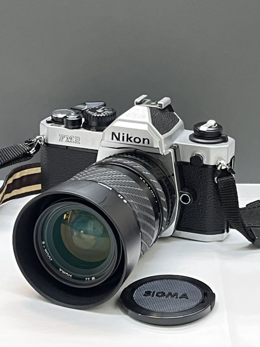 ◇1円☆ Nikon ニコン FM2 SIGMA zoom レンズ付 1:3.5〜4.5 f28〜70mm