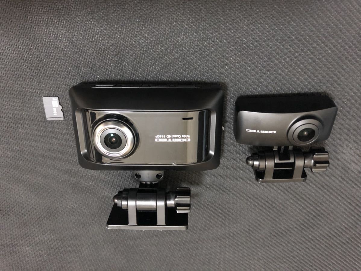 ドライブレコーダー前後カメラ コムテック zdr026 動作確認済み sd