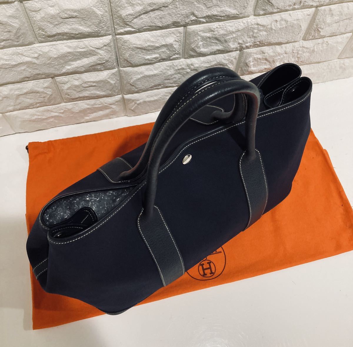 HERMES 極上美品 エルメス ガーデンパーティー トート PM バッグ 