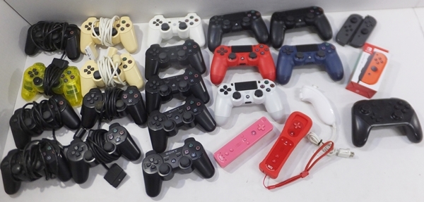 a*m様 PlayStation 3 PS2 本体 まとめ Wiiその他セット ジャンク】TVゲーム コントローラー色々まとめセット