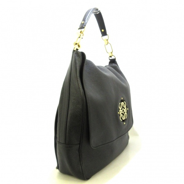 LOEWE マイア ショルダーバッグ ロエベ 2way レザー アナグラム バッグ ハンドバッグ 極希少ロエベ レザーブラウン - レッド ロエベの ショルダー 2WAY