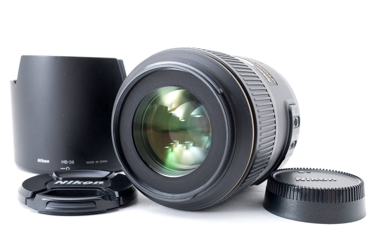 美品◇単焦点レンズ ニコン NIKKOR 105mm F2.5 フード付き Nikon 単 