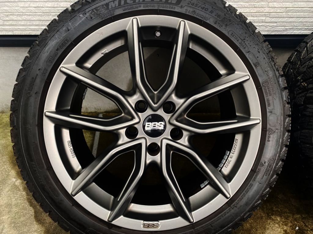 Audi A7にて使用 BBS 18インチ ホイール スタッドレスタイヤ｜車 