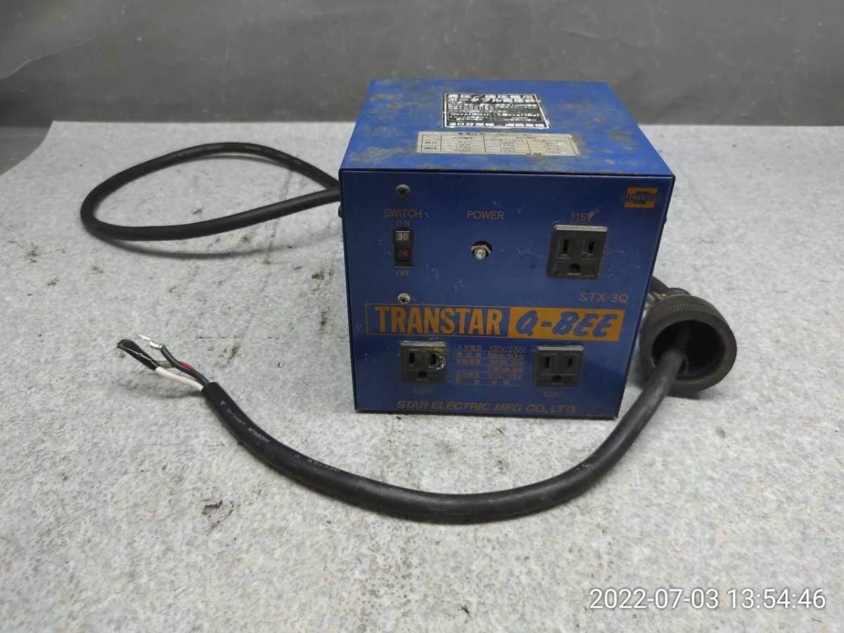 HTD2P4 スター電器製造株式会社 トランスター Q-BEE STX-3Q ポータブル