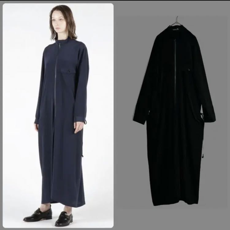 Y'S ワイズ　ヨウジヤマモト　ロングコート　ロングワンピース　リネン混　マキシ 2021春夏 y's ロングワンピース ワイズ ヨウジヤマモト