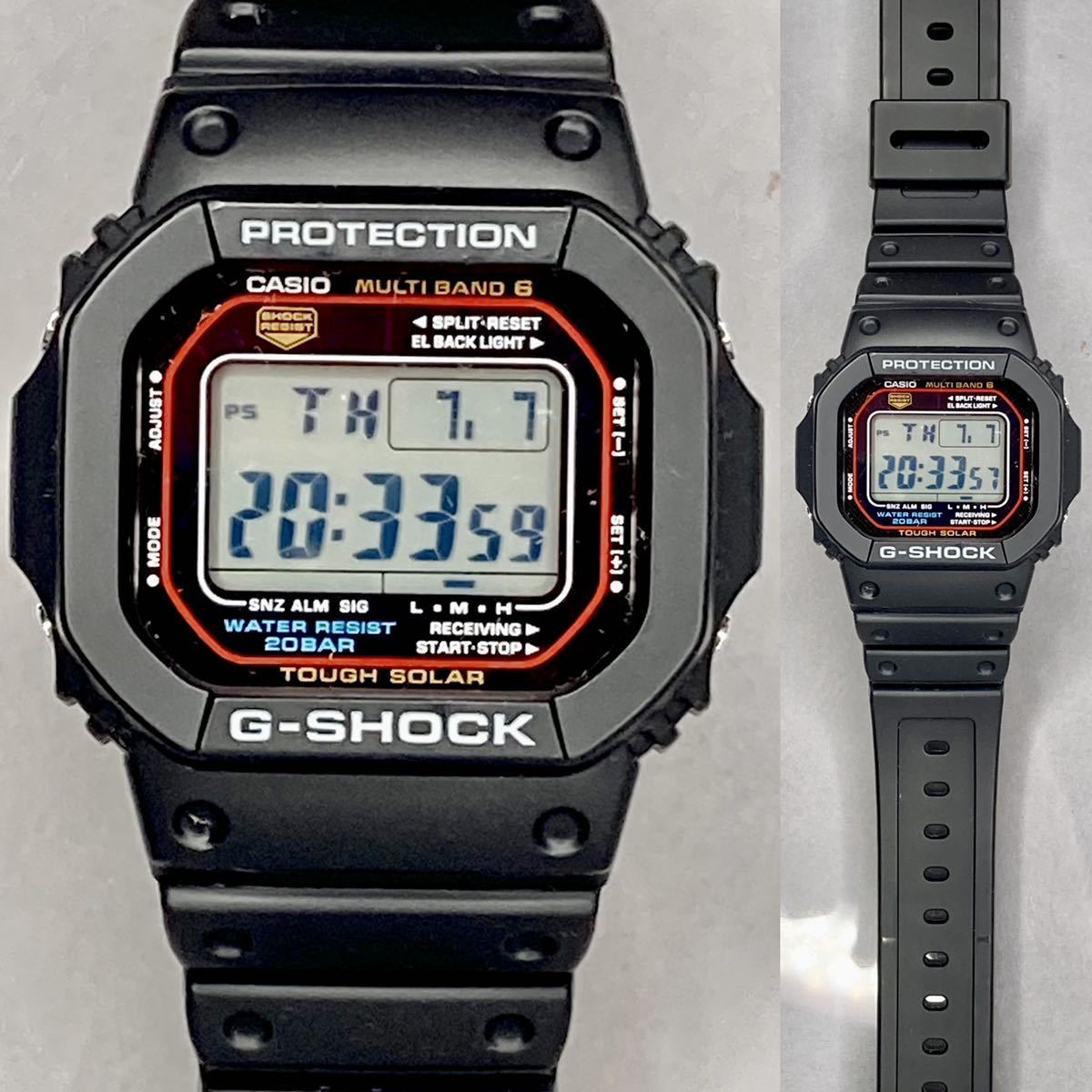 未使用同等 極美品 CASIO G-SHOCK GW-M5610-1JF タフソーラー 電波受信 