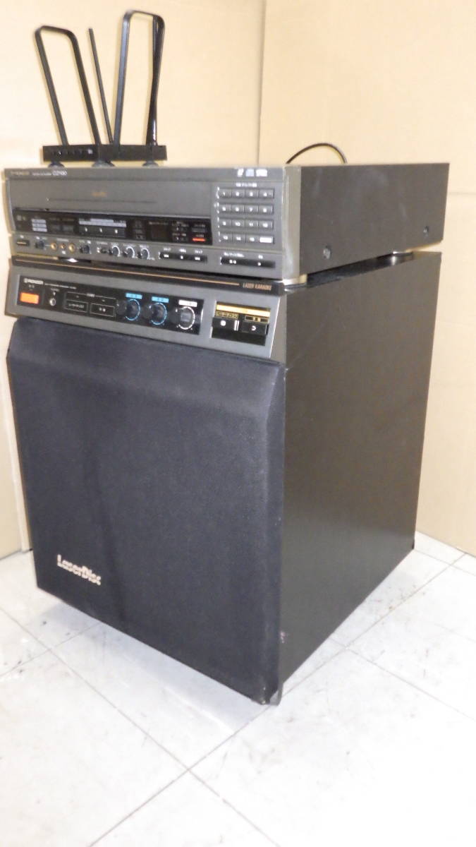 PIONEER パイオニア カラオケレーザーディスク/CLD-K80 スピーカー/IS 
