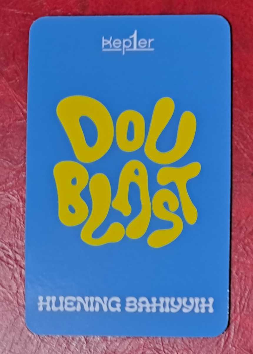 kep1er ヒュニン・バヒエ DOUBLAST MOKKET SHOP 特典 トレカ Huening 