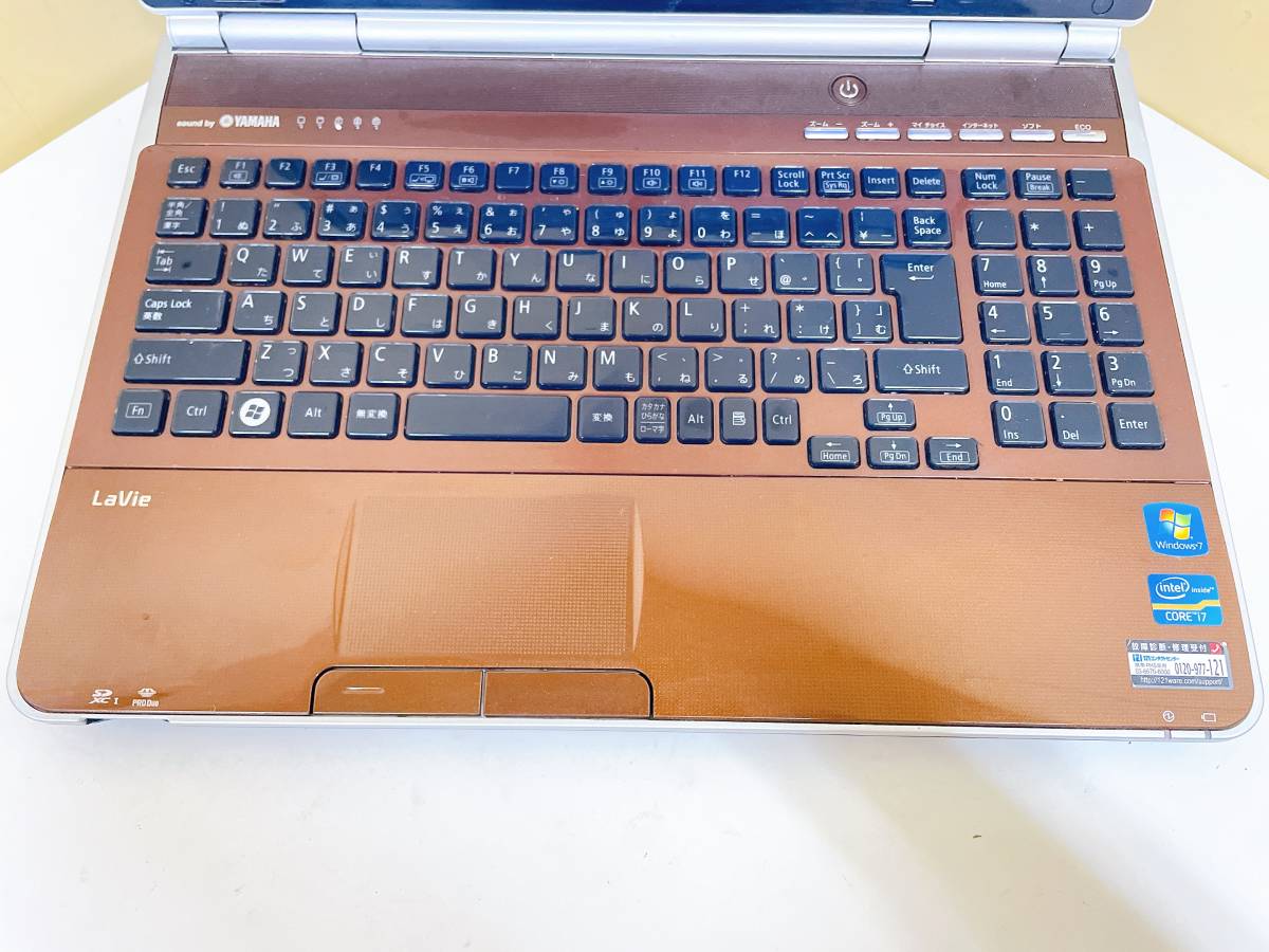 最強i7+新品SSD512GB+HDD750GB] NEC Lavie LL750/E core i7-2.9GHz 