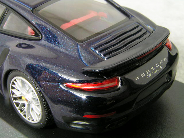 ○ 1/43 ポルシェ 〓 911 (991) ターボ S / ダーク ブルー メタリック