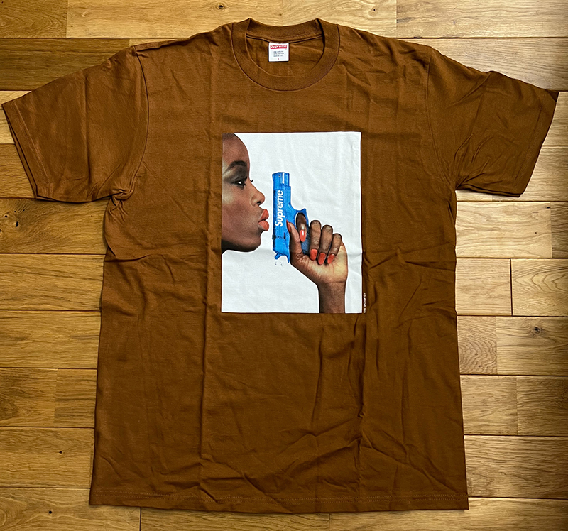 21SS Supreme Water Pistol Tee XL 試着のみ Supreme Water Pistol Tee