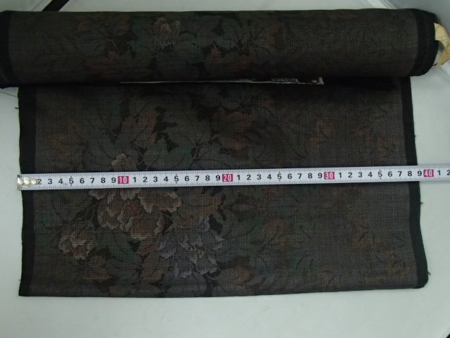 ＃47535 本場 奄美 大島紬 反物 純絹手織物 絹100％ 製造者：水間輝利 古代染色 純泥染 通産大臣指定伝統的工芸品 未使用保管品 本場奄美大島紬 反物 純絹手織物 未仕立て 古代染色純泥染 きものcocon☆本場奄美大島紬☆純泥染⁄証紙