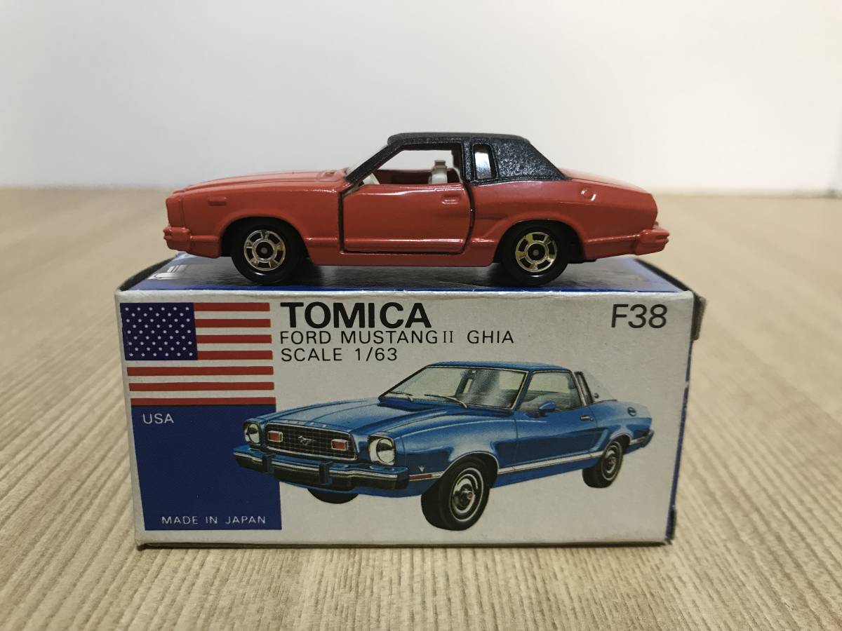 お得，本物保証 トミカ青箱 F38－1－6 フォード ムスタングⅡ ギア 箱付(乗用車)｜売買されたオークション情報、yahooの商品情報をアーカイブ公開 - オークファン 乗用車