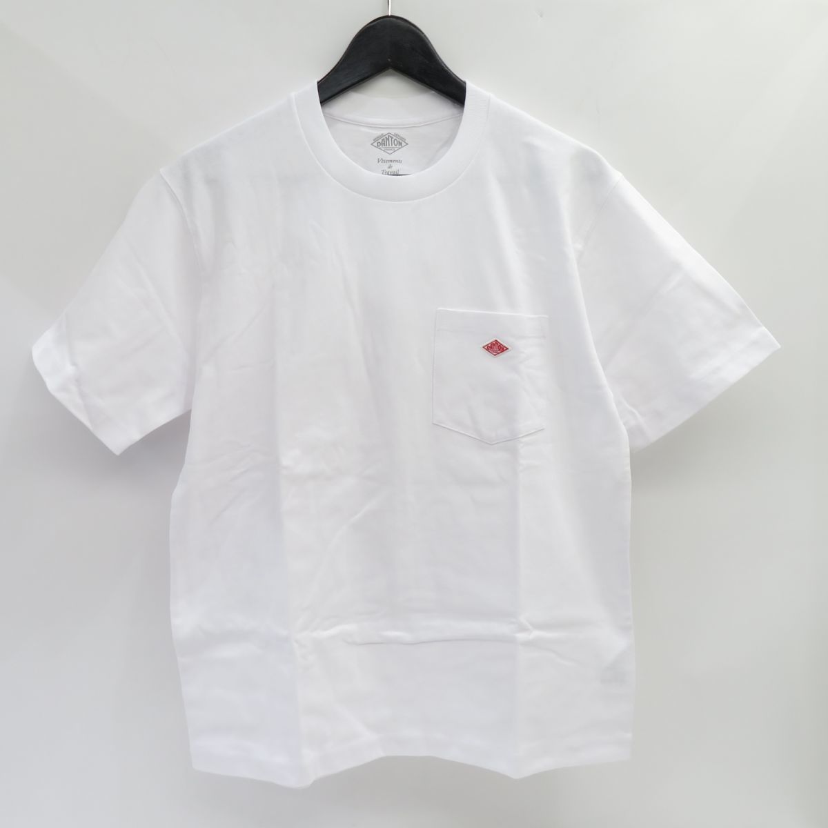 130 DANTON ダントン 半袖Tシャツ サイズ38 ホワイト ※中古