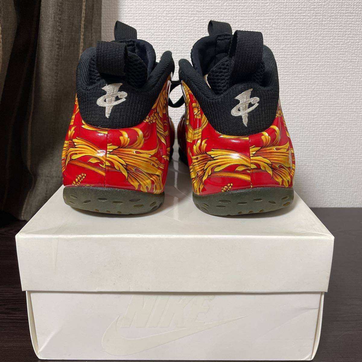 激レア 美品 27.5 cm US 9.5 Supreme 14SS Nike Air Foamposite 1 SP 