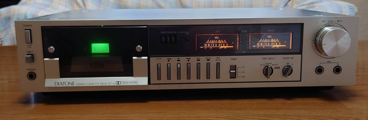 DIATONE DT-6 カセットデッキ オーディオ機器 ￥54,800・1981年 【公式