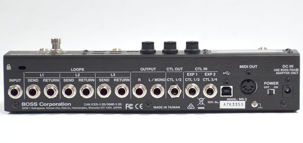 ☆元箱付！BOSS MS-3 MULTI EFFECTS SWICHER マルチエフェクト
