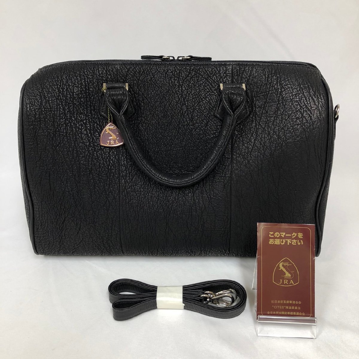 エレファントレザー象革ボストンバック大容量