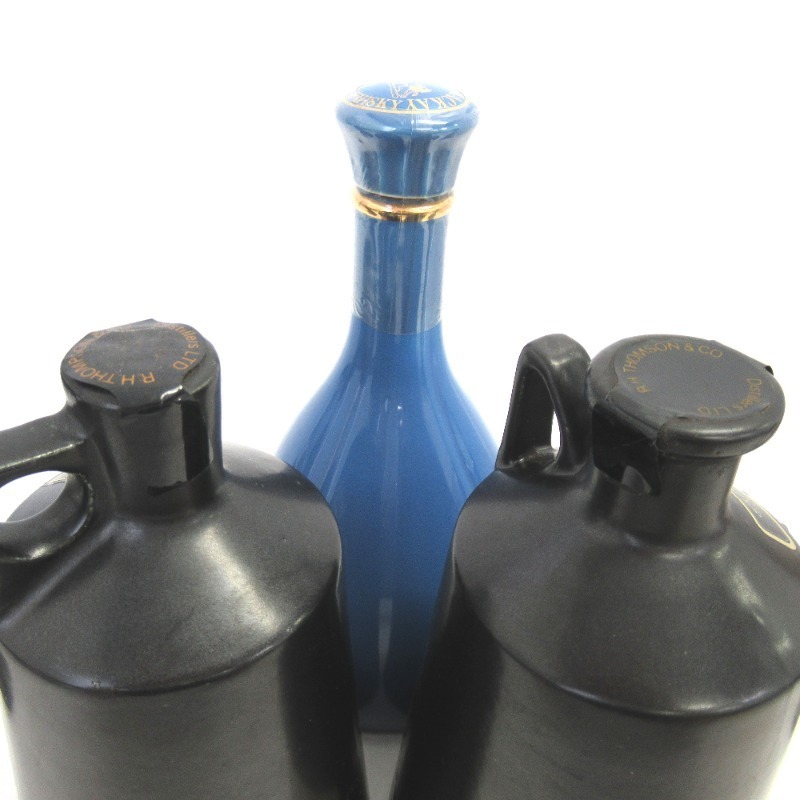 ブレンデッドスコッチウイスキー 陶器 5本セット 200/375/750ml 箱なし