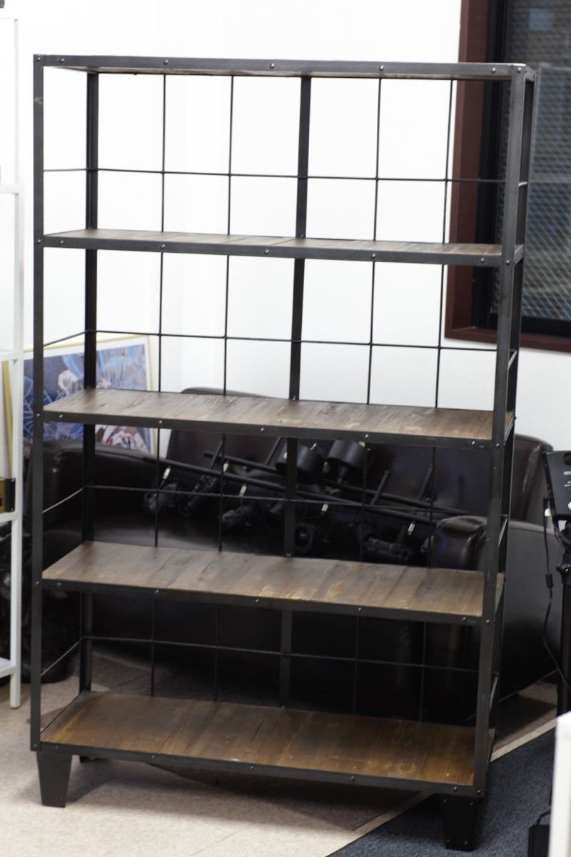  JOURNAL STANDARD FURNITURE CALVI SHELF ジャーナルスタンダード ファニチャー カルビ シェルフ 高さ163.5cm 地域による無料配送あり(飾り棚)｜売買されたオークション情報、yahooの商品情報をアーカイブ 飾り棚