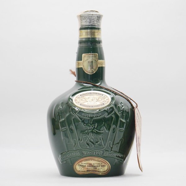  Salute 21年 ロイヤルサルート 古酒 未開封 ROYAL SALUTE ロイヤルサルート 21年 ウイスキー 陶器ボトル 緑 古酒