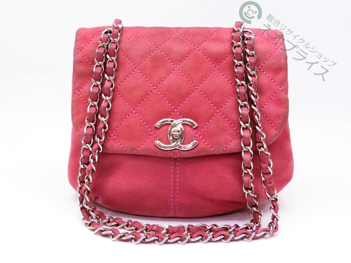  S2715 CHANEL シャネル マトラッセ ココマーク Wチェーン ショルダー バッグ(ショルダーバッグ)｜売買されたオークション情報、yahooの商品情報をアーカイブ公開 - オークファン かばん、バッグ