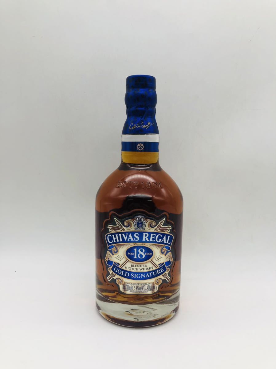 100%新品，品質保証 未開栓 Chivas REGAL シーバスリーガル 18年 ブレンデッドスコッチウイスキー 700ml 40% WH3759(その他)｜売買されたオークション情報、yahooの商品情報をアーカイブ公開 - オークファン その他