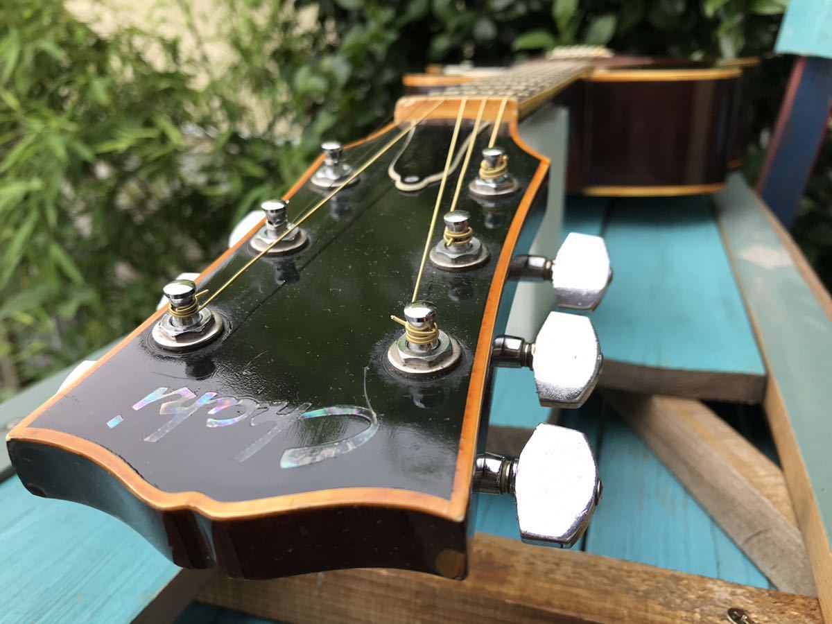 希少 Chaki チャキ W-50 アコースティックギター ハードケース付