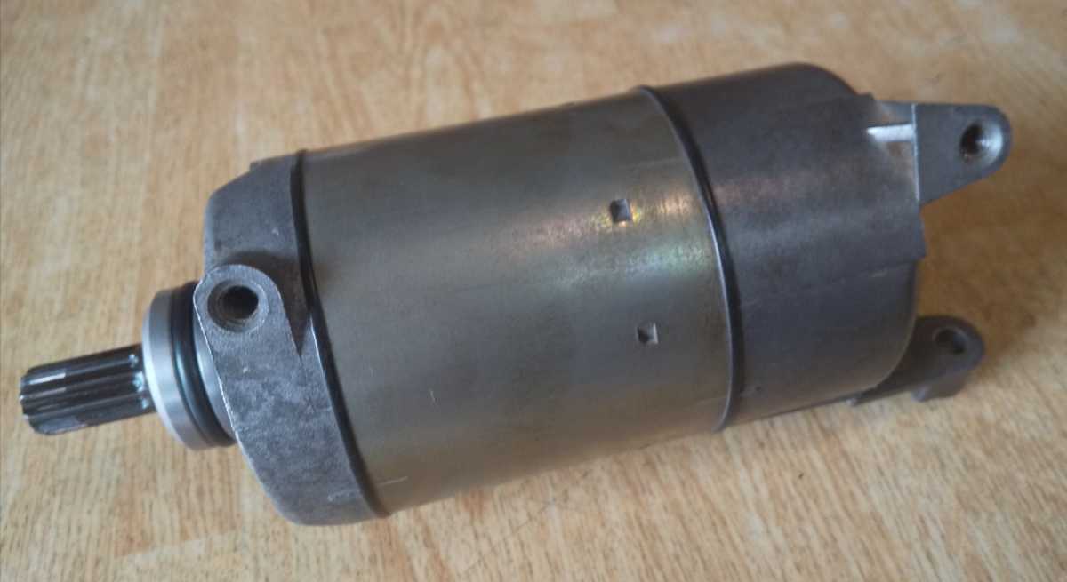 カワサキ ゼファー400 純正セルモーター ミツバ SM13 作動確認OK 検 