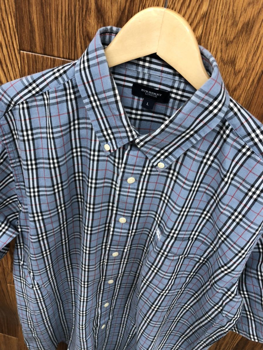 BURBERRY LONDON バーバリー ロンドン ノバチェック 半袖 シャツ 