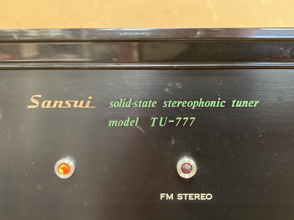 the | SANSUI TU-555 TU-777 チューナー Sansui アンプ 公式通販 AU