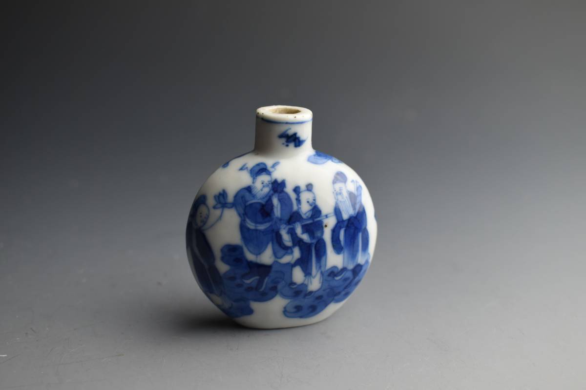 中国美術 青花雲龍文鼻煙壺 時代物 公式通販 清時代染付 知乎 清代极品