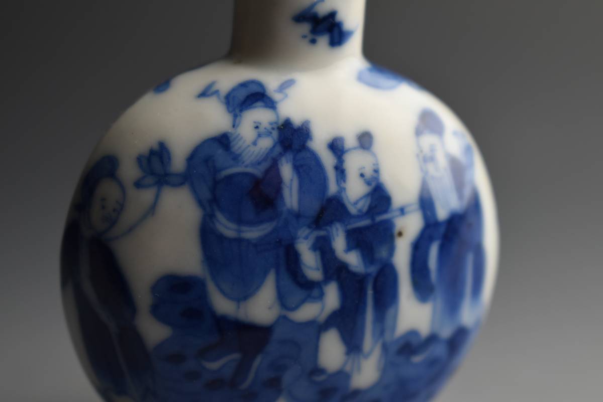 中国美術 青花雲龍文鼻煙壺 時代物 公式通販 清時代染付 知乎 清代极品