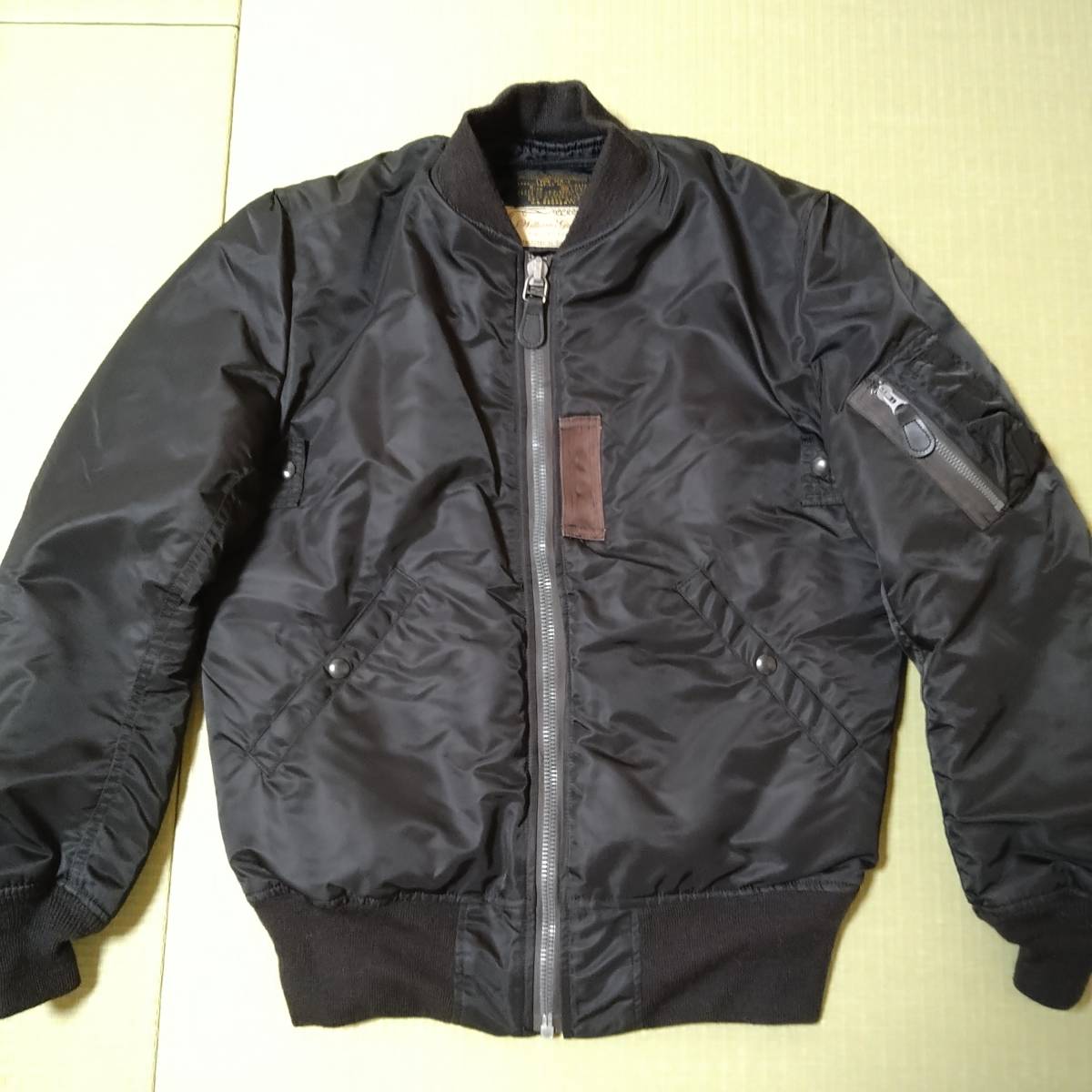 最終出品！バズリクソンズMA-1 M品番　サイズ38 バズリクソンズ MA-1 スレンダー ロング William Gibson サイズ38 Lot