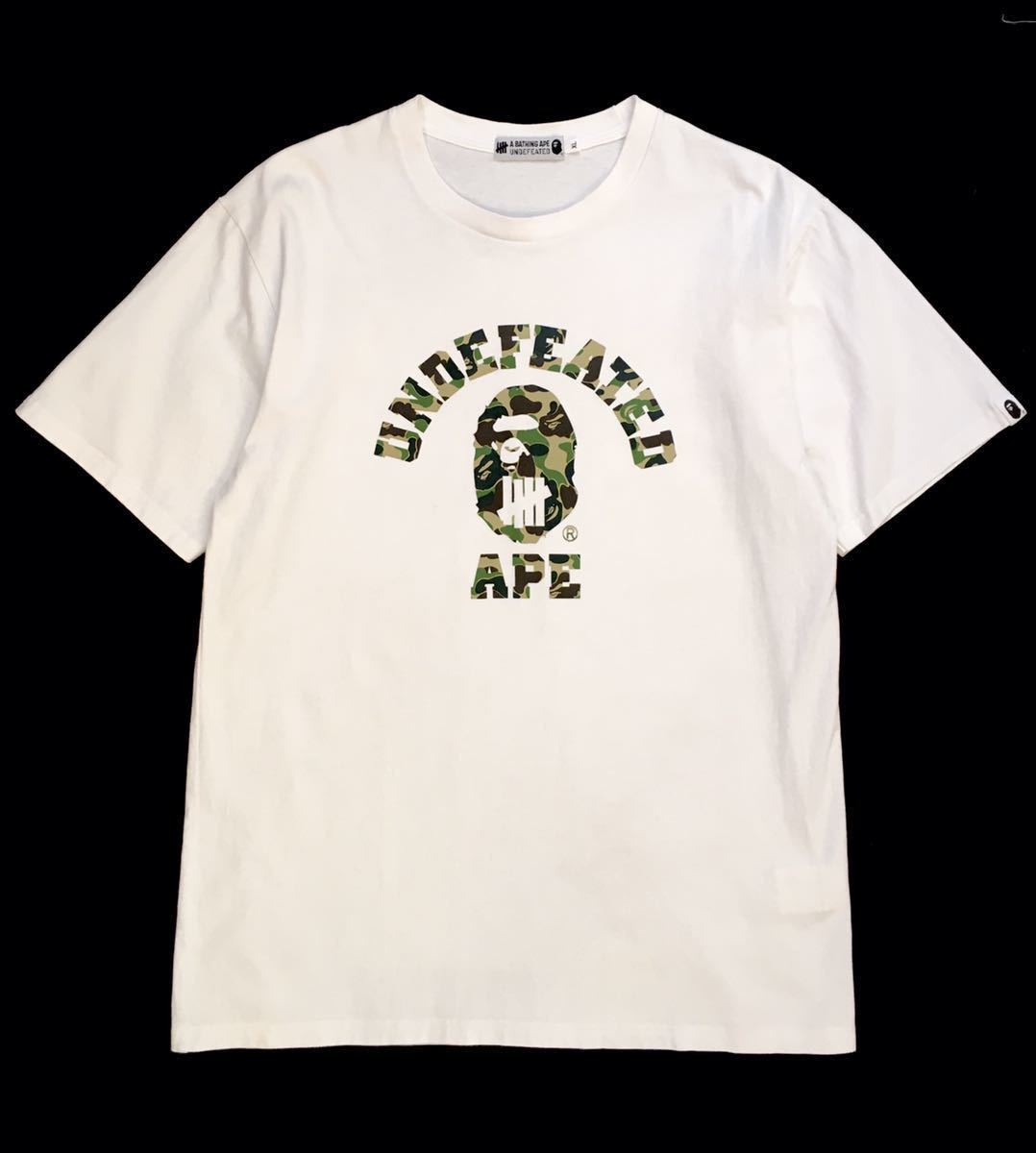 新作，限定SALE A BATHING APE &times; UNDEFEATED Tシャツ(XLサイズ以上)｜売買されたオークション情報、yahooの商品情報をアーカイブ公開 - オークファン 男性用