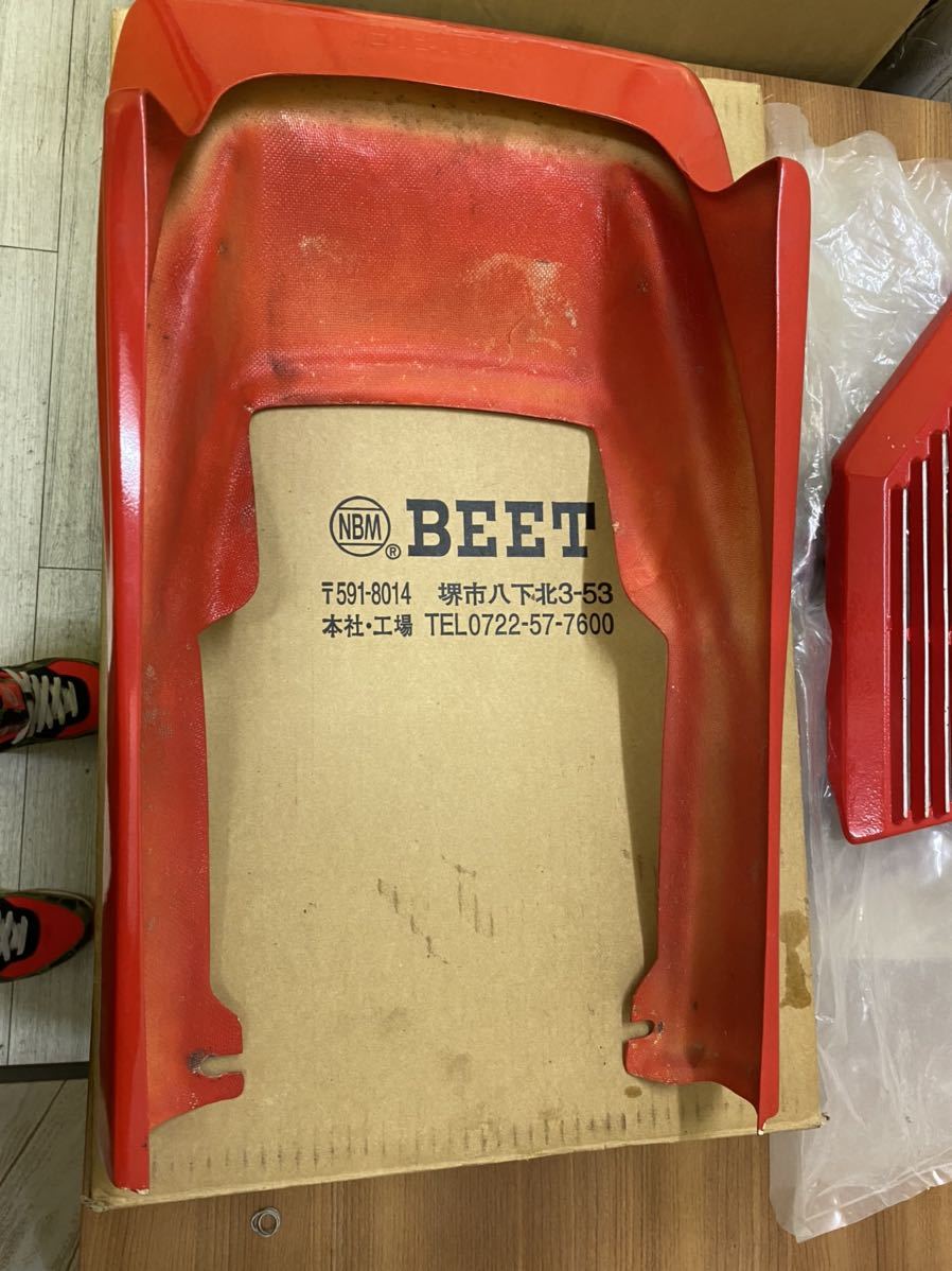 CBX400F 赤ソリッド 当時物 BEET 外装/セット - CBX400F 外装セット 2