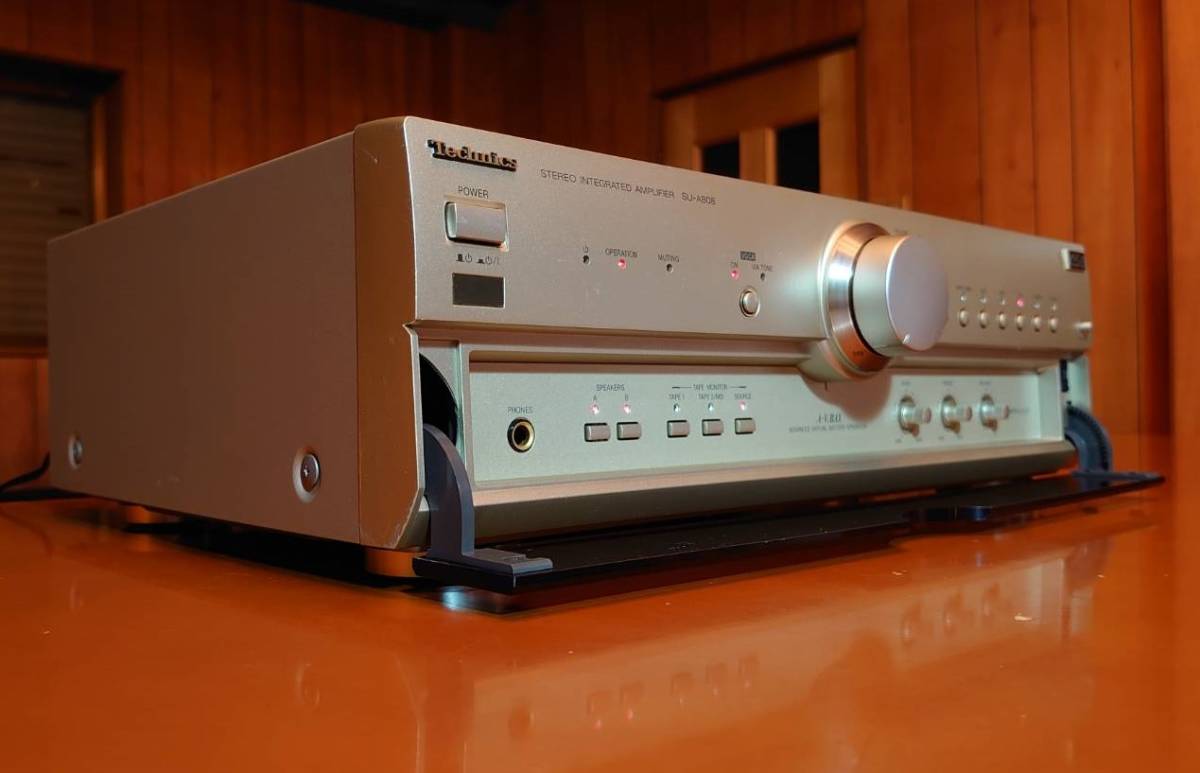 Technics／テクニクス／人気プリメインアンプ／SU-A808／Goodデザイン 
