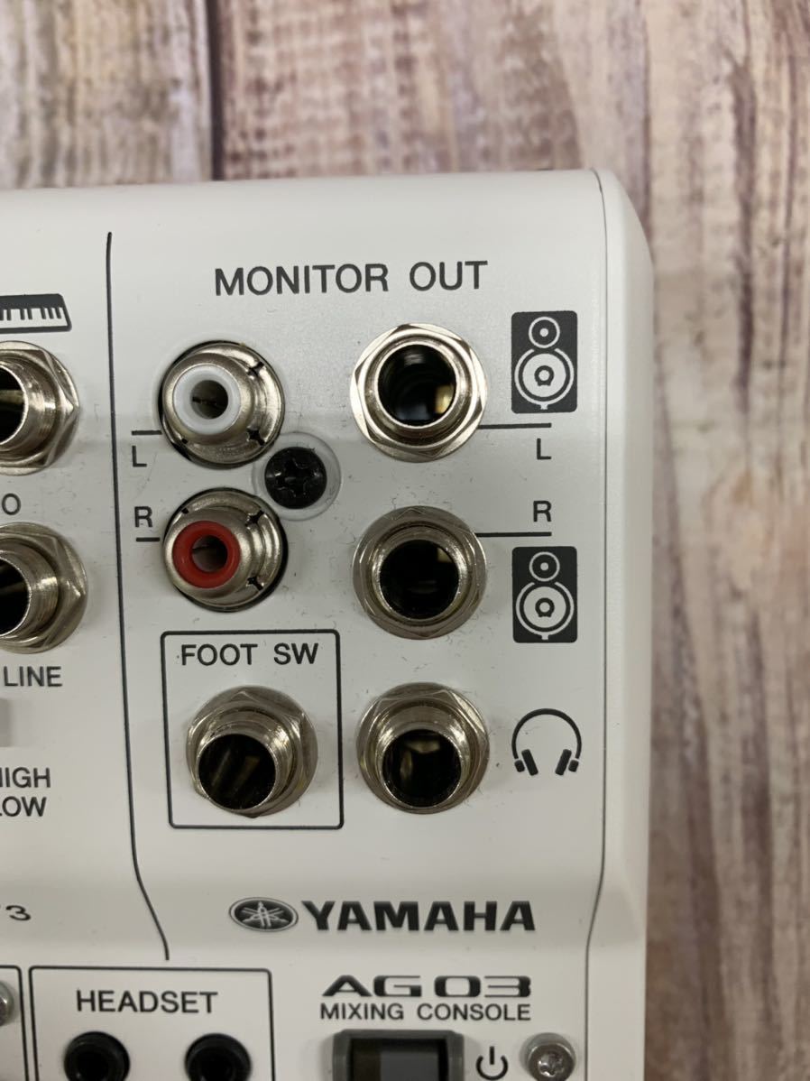 s10715-2075 YAMAHA AG03 ミキシングコンソール オーディオ