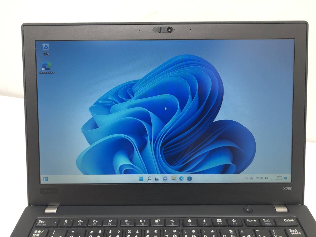 LenovoThinkpad TP00093Aノートパソコンi5-8250U Lenovo ThinkPad X280 TP00093A、Core i5-8250U 1.60GHz / 8GB / SSD