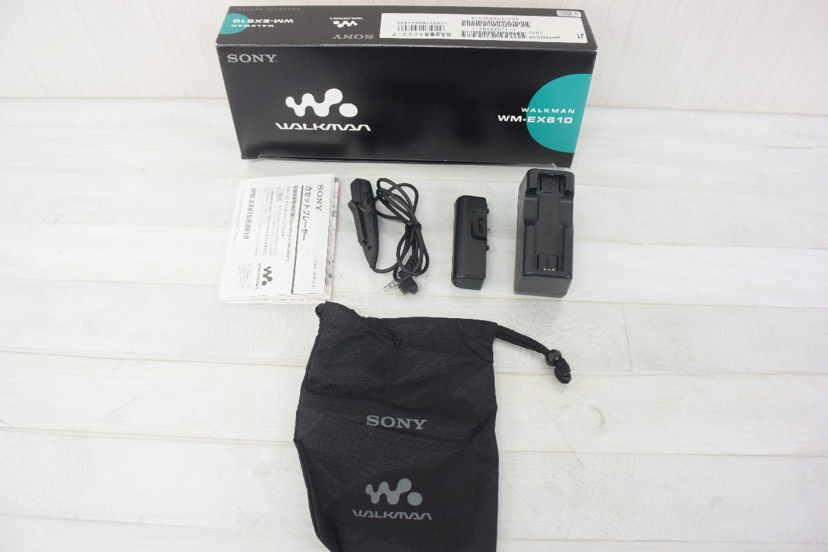 SONYウォークマン　ハイキューモデル　ジャンク m379 ジャンク SONY ソニー ウォークマン WM-EX610 【公式通販】