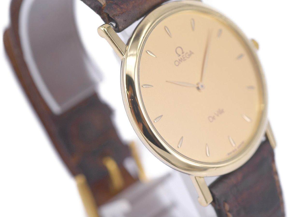 中古品] 稼働品【OMEGA】オメガ DEVILLE デビル メンズ K18無垢 750YG