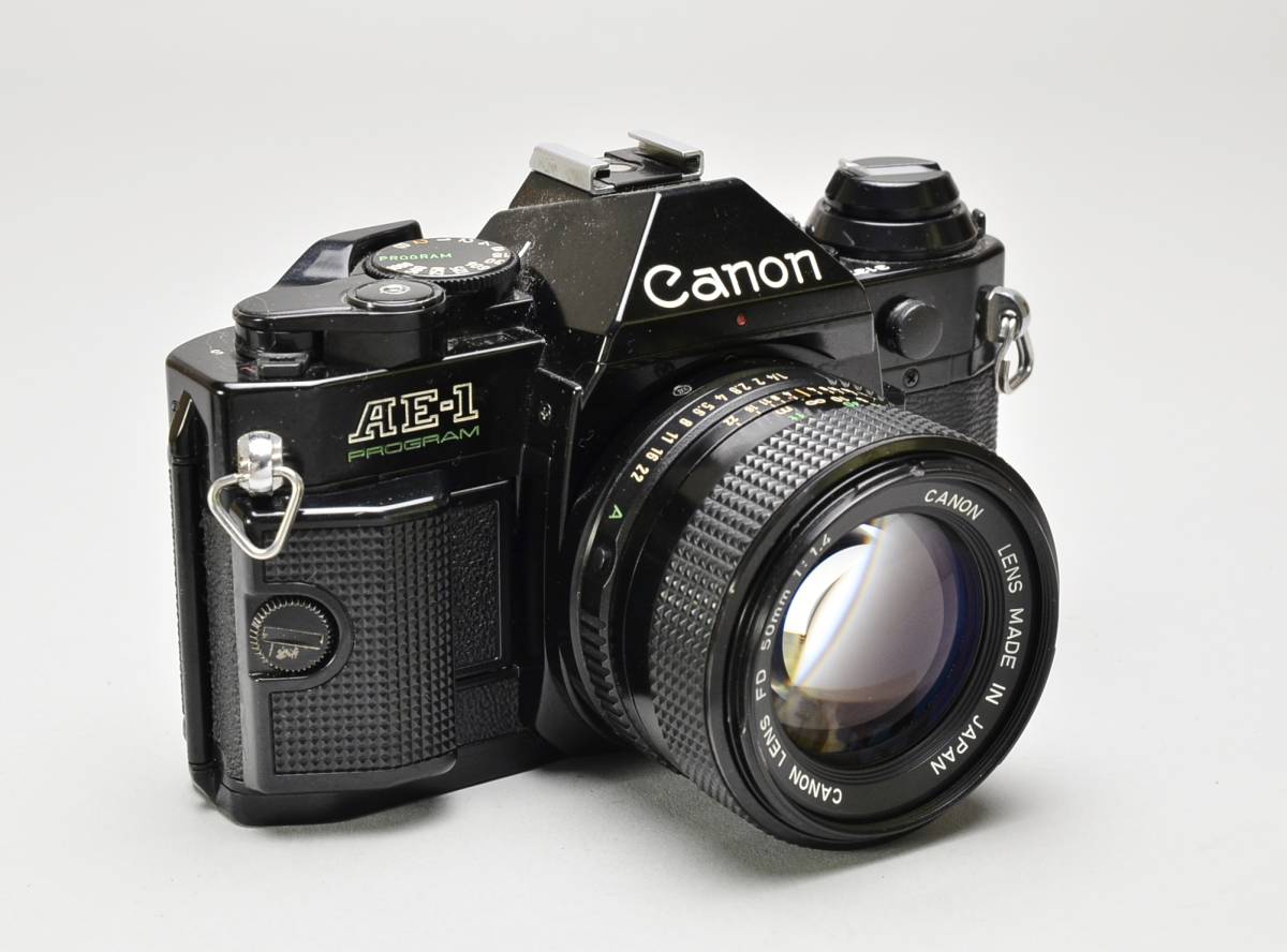 ☆キャノン AE-1 プログラム ニューFD 50mm f1.4 美品 カメラ、光学